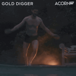 Ben Barnes Diving In Water GIF