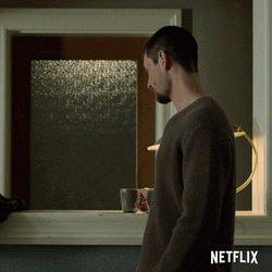 Ben Barnes Drinking From Mug GIF