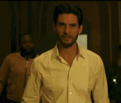 Ben Barnes Walking Forward GIF