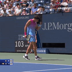 Ben Shelton Fist Pump While Walking GIF