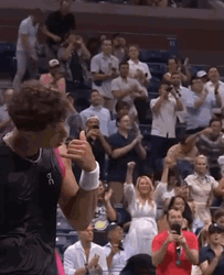 Ben Shelton Hand Gesture To Hang Up GIF