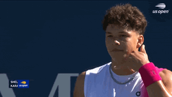 Ben Shelton Phone Hand Gesture GIF