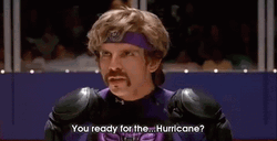 Ben Stiller Ready For Hurricane Battle GIF