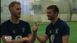Ben Stokes Mark Wood GIF