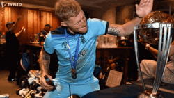 Ben Stokes Trophy GIF