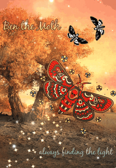 Ben The Moth Always Finding The Light GIF