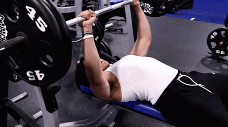 Bench Press Day GIF