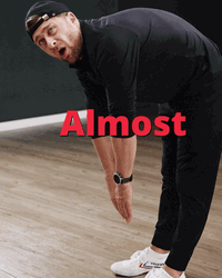 Bend Over Almost Reaching Fitness Workout GIF