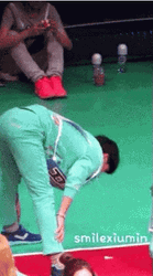 Bend Over Athlete Stretching Position GIF