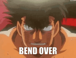 Bend Over Boxing Hajime No Ippo Fight GIF