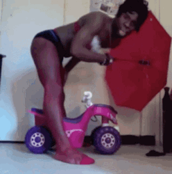 Bend Over Funny Girl Twerking GIF