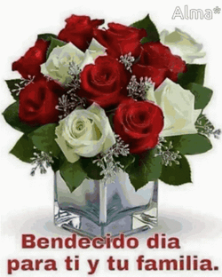 Bendecido Dia Awesome Flowers Selection GIF