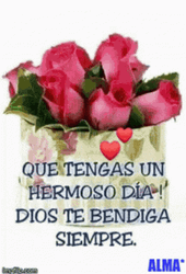 Bendecido Dia Beautiful Flowers Collection GIF