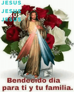 Bendecido Dia Jesus Blessings GIF