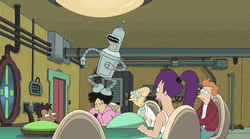 Bender Futurama Dancing On Head