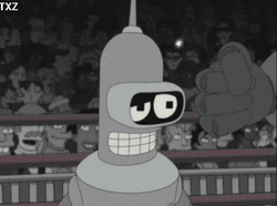 Bender Futurama Punched