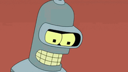 Bender Futurama Winking GIF