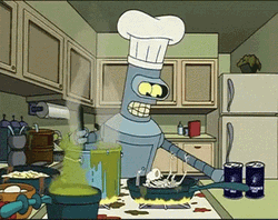 Bender The Iron Chef GIF