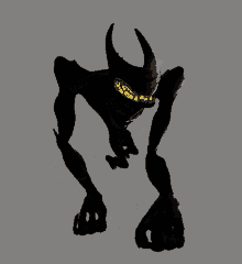 Bendy Ink Machine Cartoon Creepy Monster Walking GIF