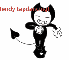  Bendy Ink Machine Online Cartoon Game Tap Dancing GIF
