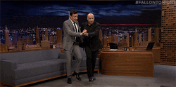Benedict And Jimmy Fallon Saturday Night Fever GIF