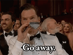 Benedict Cumberbatch Go Away GIF