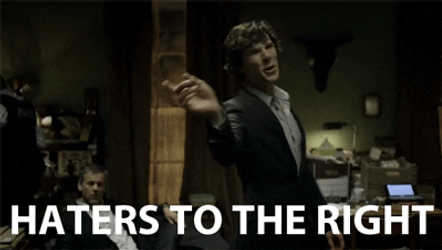 Benedict Cumberbatch Haters To The Right GIF