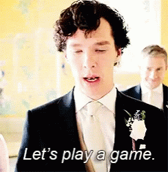 Benedict Cumberbatch Lets Play A Game GIF