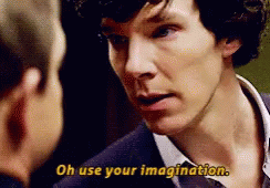Benedict Cumberbatch Oh Use Your Imagination GIF