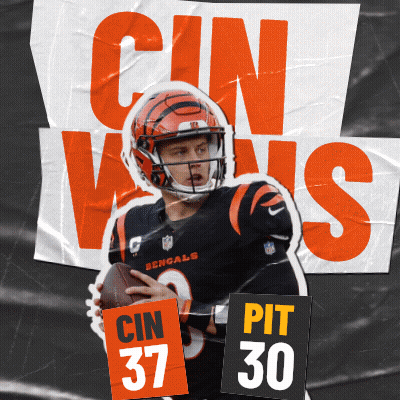 Bengals Football Player Holding Ball GIF