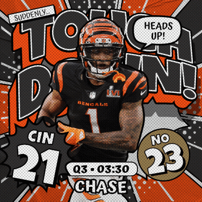 Bengals Football Player Number 21 GIF
