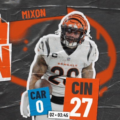 Bengals Football Player Number 27 GIF
