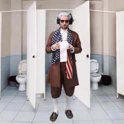 Benjammin In The Bathroom GIF