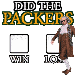 Benjammins Did The Packers Win Sticker GIF