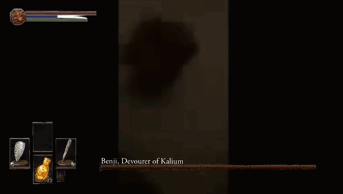 Benji Devourer Of Kalium Is Written On The Screen GIF