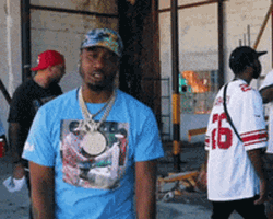 Benny The Butcher Finger Gun GIF