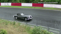 Bentley Drifting In Race Track