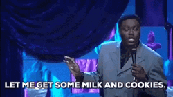 Bernie Mac Milk And Cookies GIF
