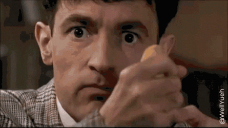 Bernie Noel Spitting Food GIF