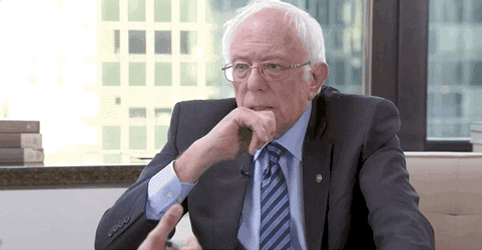 Bernie Sanders . How Did You Know That GIF
