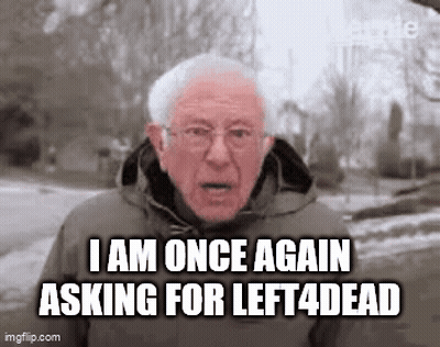 Bernie Sanders Making Funny Face Saying I Am Once Again Asking For Left4Dead