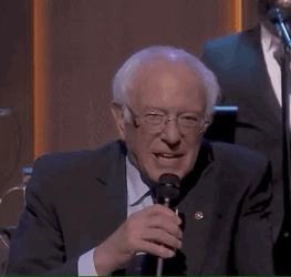 Bernie Sanders . Sarcastic Laugh GIF