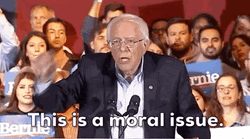 Bernie Sanders . This Is Moral Issue GIF