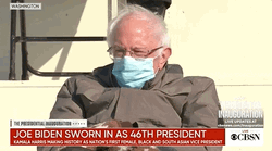 Bernie Sanders . Wearing Jacket GIF