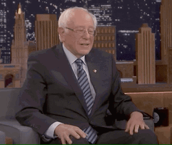 Bernie Sanders . Why Not GIF