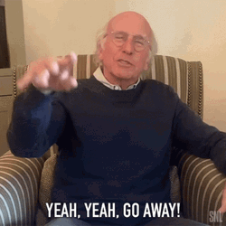 Bernie Sanders Yeah Yeah Go Away GIF