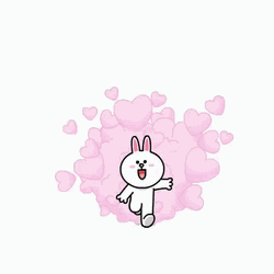 Besitos Conny Rabbits  Kiss Mark GIF