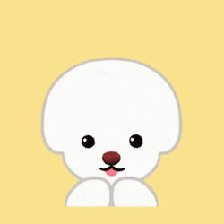 Besitos Cute Puppy Heart  GIF