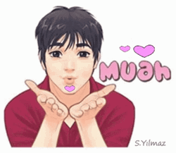 Besitos Young Man True Love GIF