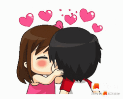Beso Anime Couple GIF